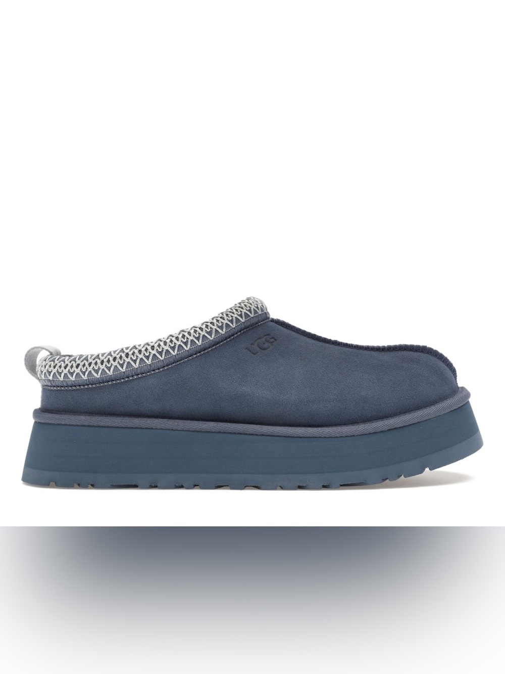 UGG Platform Slippers in Desert Blue